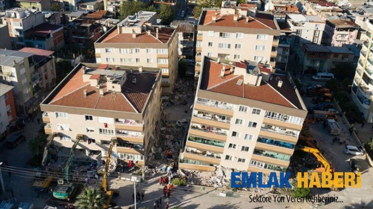 DASK deprem bölgesi İzmir'de hasar tespitlerine başladı.