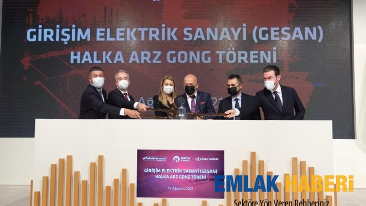 Borsa İstanbul’da Gong Girişim Elektrik Sanayi İçin Çaldı.