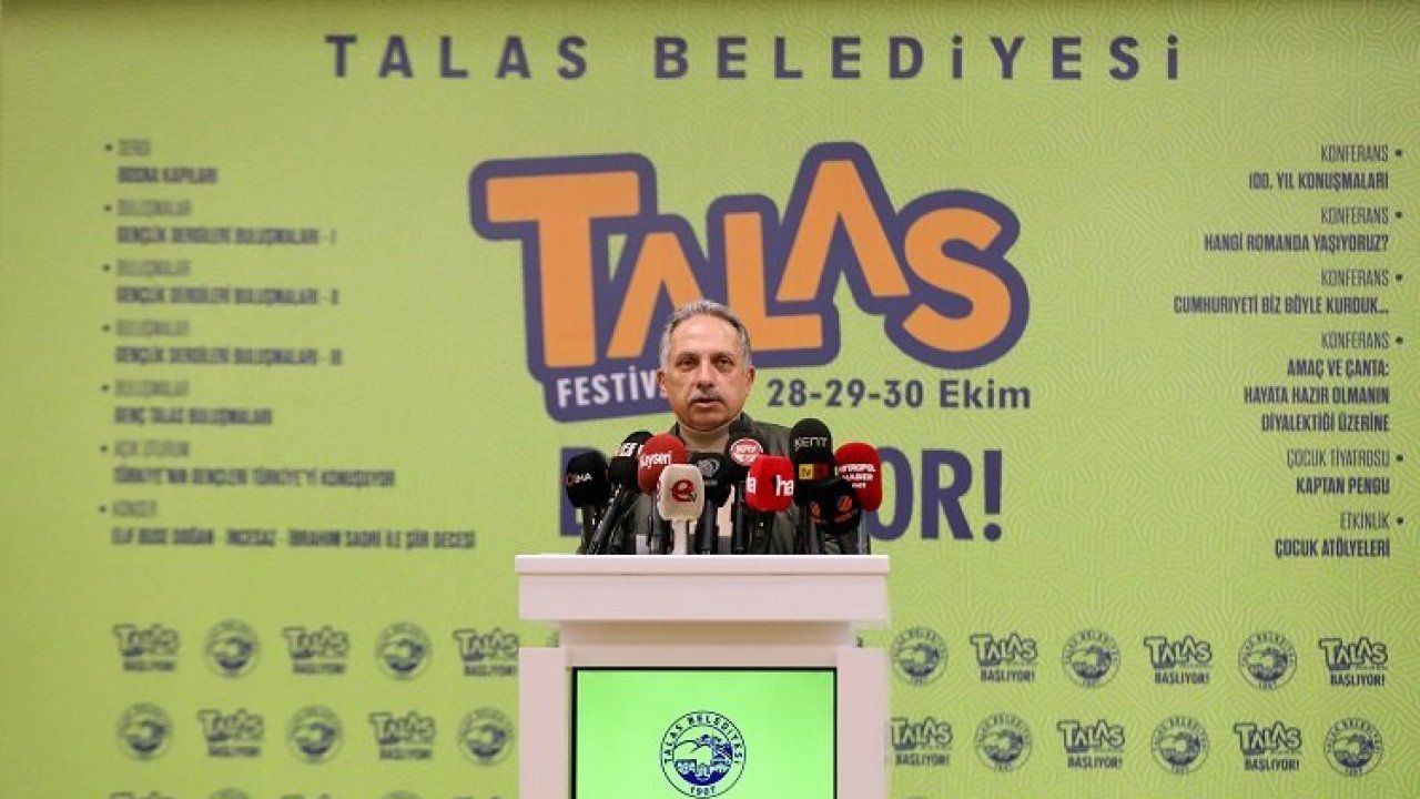 Kayseri Talas'ta festival başlıyor