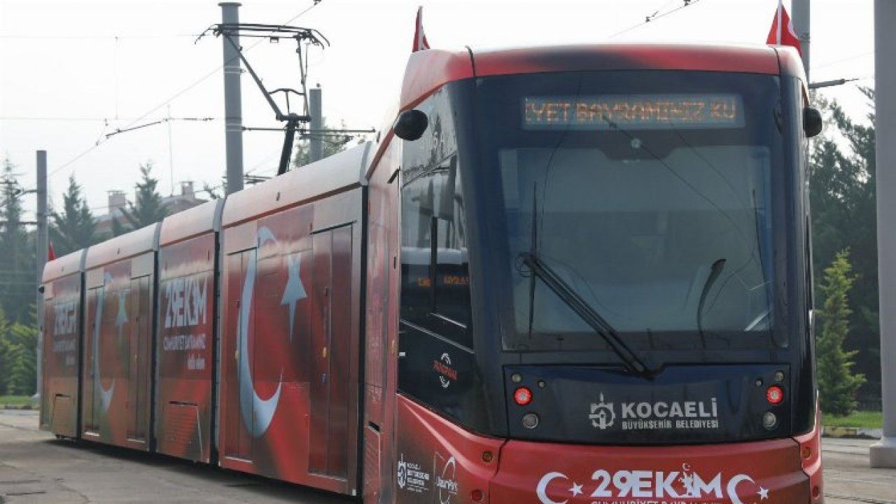 Kocaeli'de UlaşımPark’tan Cumhuriyet tramvayı