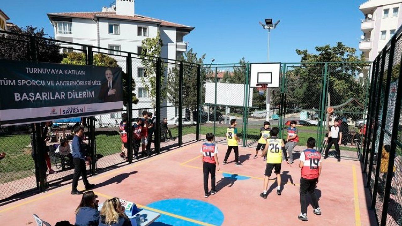 Nevşehir'de sokak basketbolu heyecanı başladı