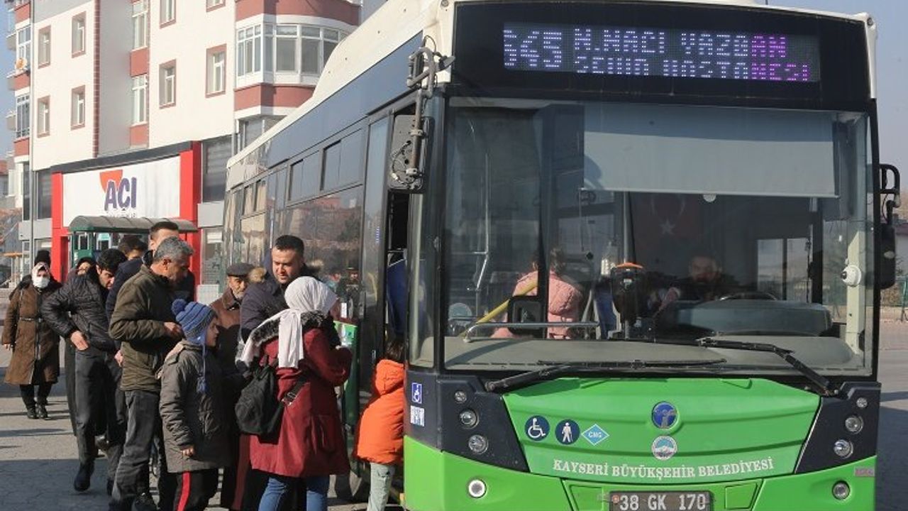 Kayseri Büyükşehir'den vatandaşlara ulaşım kolaylığı