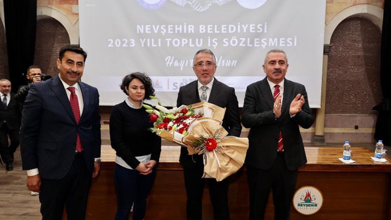 Nevşehir Belediyesi'nde toplu sözleşme sevinci
