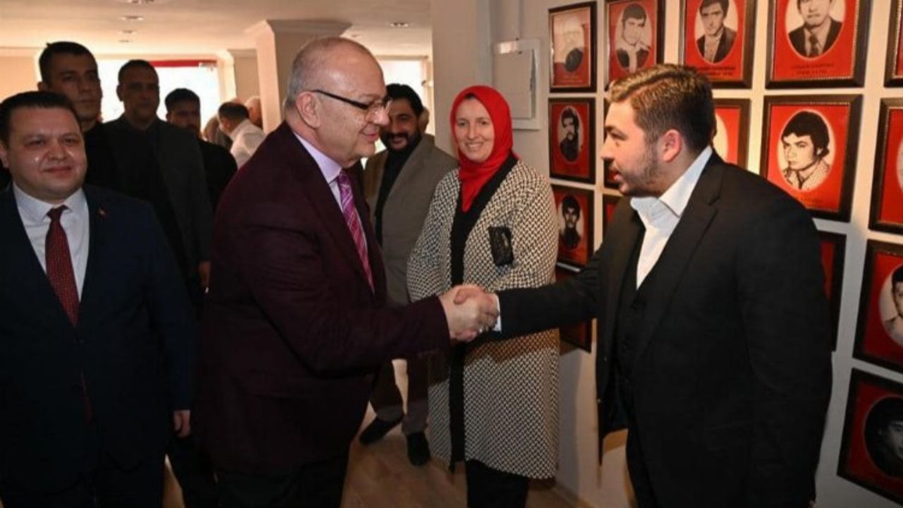 Manisa'da Başkan Ergün'den MHP'ye ziyaret