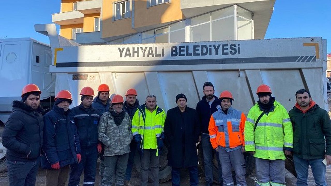 Kayseri Yahyalı'dan Kahramanmaraş'a hijyenik destek