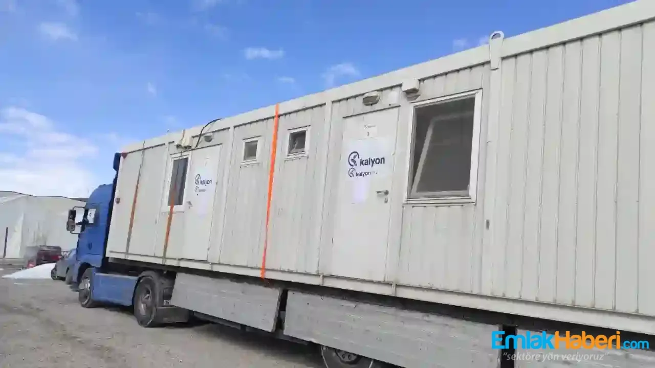 Kalyon Holding 3000 kişilik  konteyner kent kuruyor