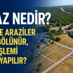 İfraz Nedir? Arsa ve Araziler Nasıl Bölünür, İfraz İşlemi Neden Yapılır?