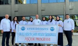 KAYÜ Aşçılık öğrencileri Mersin’den ödülle döndü