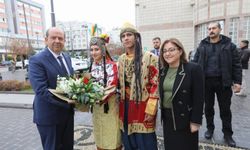 KKTC Cumhurbaşkanı'ndan Fatma Şahin'e ziyaret