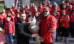 Kahraman ekibe Bursa dönüşü İnegöl'de özel karşılama