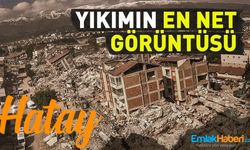 GZT Ekibi Hatay’ı deprem sonrası havadan görüntüledi