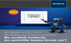 Buderus'tan Akıllı Isıtma Çözümü:  Yeni RC100.2 Modülasyonlu Oda Kumandası