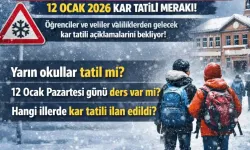 12 Ocak 2026 — İstanbul’da Okullar Tatil mi?