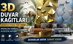 3D Duvar Kağıtları Dekorasyonda Yeni Trend: Yaşam Alanlarına Derinlik ve Şıklık Katıyor