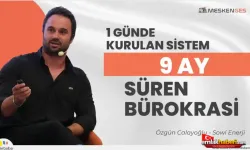 Çatı GES’te Kurulum 1 Gün, Bürokrasi 9 Ay Sürüyor