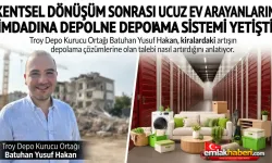 Eşyayı Depolayanlar Kentsel Dönüşümde 80 Bin TL Değil 25 Bin TL Kira Ödüyor