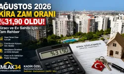 Ağustos 2026 Kira Zam Oranı %31,90 Oldu: Kiracı ve Ev Sahibi İçin Güncel Rehber