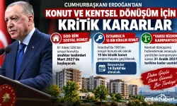 Erdoğan’dan Konut ve Kentsel Dönüşüm İçin Kritik Kararlar: 500 Bin Sosyal Konutta Teslimat Başlıyor, İstanbul’a 15 Bin Kiralık Kon