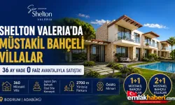 Shelton Valeria’da müstakil bahçeli villalar 36 ay vade ve 0 faiz avantajıyla satışta
