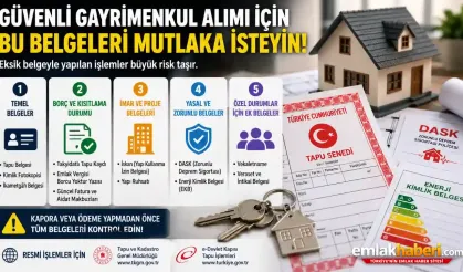 Güvenli Gayrimenkul Alımı İçin İstenmesi Gereken Belgeler Neler?