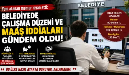 Belediyede Çalışma Düzeni ve Maaş İddiaları Sosyal Medyada Gündem Oldu
