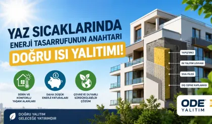 Yaz sıcaklarında enerji tasarrufunun anahtarı doğru ısı yalıtımı