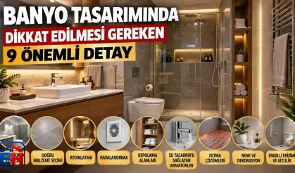 Banyo Tasarımında Konfor ve İşlevsellik İçin Dikkat Edilmesi Gereken 9 Önemli Detay