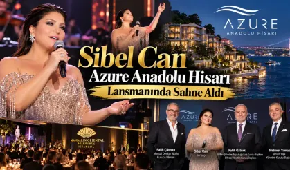 Sibel Can, Azure Anadolu Hisarı Lansmanında Sahne Aldı