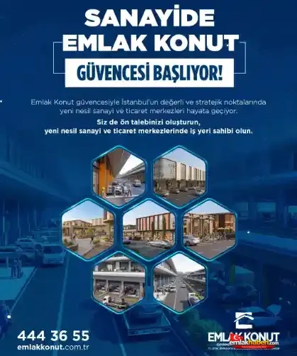 Sanayide Emlak Konut Güvencesi Başlıyor