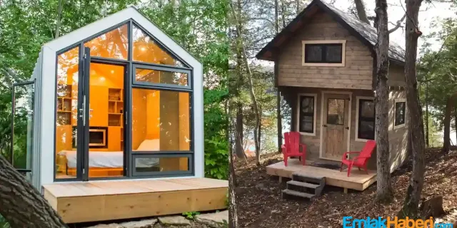 Tiny House Evler Küçük Yaşam Sevenler İdeal bir Çözüm