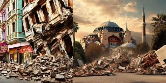 Yapay zeka Olası İstanbul depremini böyle çizdi!