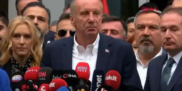 Muharrem İnce  Adaylıktan çekiliyorum dedi
