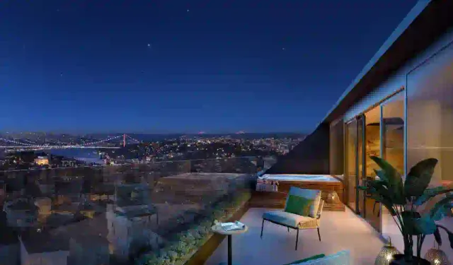 İV Kandilli, çatı dubleksleriyle şehir yaşamına renk katıyor