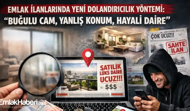 Emlak İlanlarında Yeni Dolandırıcılık Yöntemi: “Buğulu Cam, Yanlış Konum, Hayali Daire”