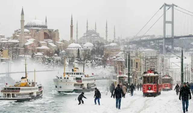 İstanbul Geneli için kuvvetli kar uyarısı var