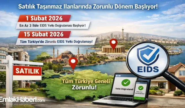 Satılık Taşınmaz İlanlarında Zorunlu Dönem Başlıyor