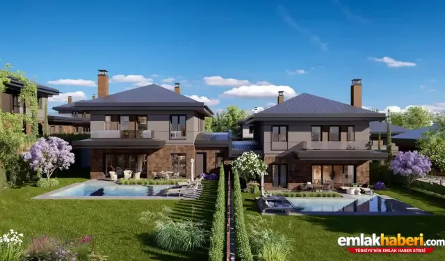 Kasaba Modern’de Doğa ile İç İçe Lüks Villa Yaşamı