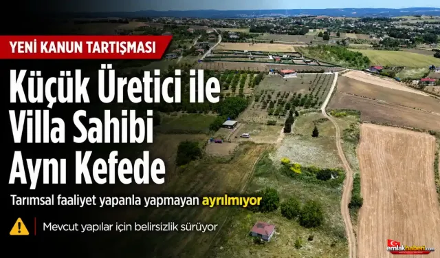 Tarım Arazisinde Kaçak Yapıya Sert Yaptırım