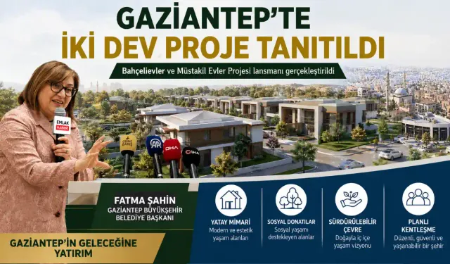 Gaziantep'ten Yeni Konut Hamlesi: Yatay Mimari Vurgusu Güçleniyor
