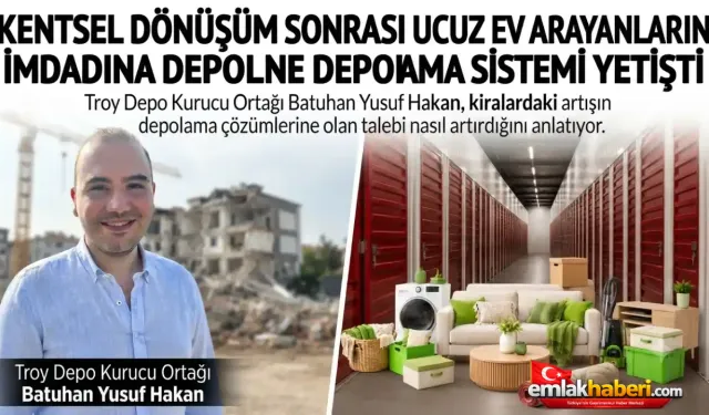 Eşyayı Depolayanlar Kentsel Dönüşümde 80 Bin TL Değil 25 Bin TL Kira Ödüyor