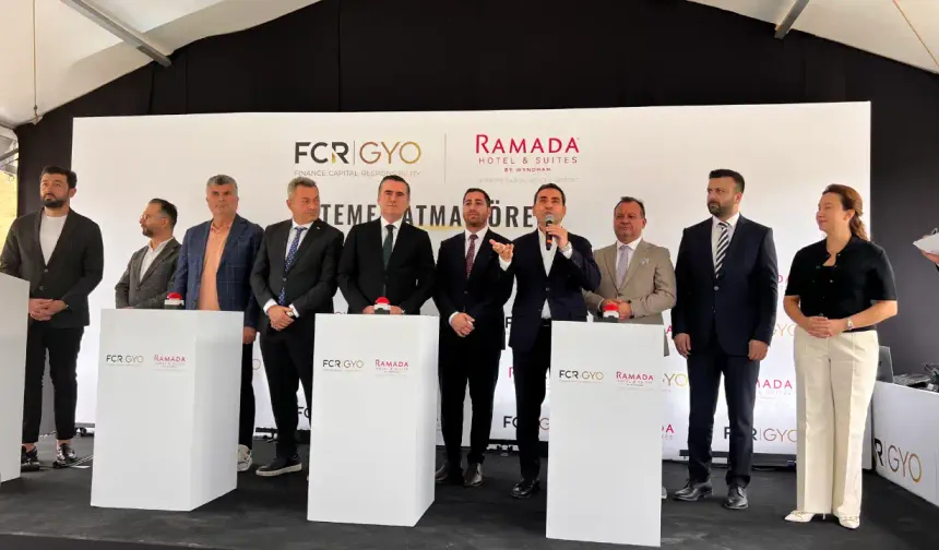 FCR GYO otel projesinin temelini attı