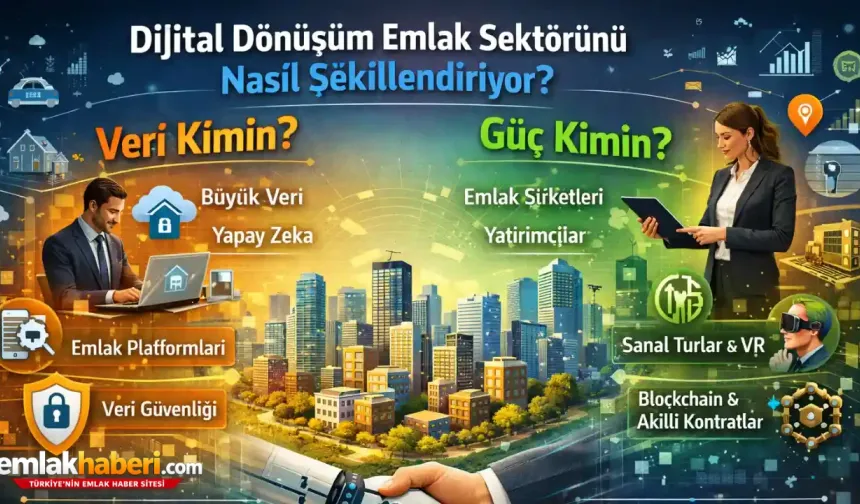 Dijital Dönüşüm Emlak Sektörünü Nasıl Şekillendiriyor? Veri Kimin, Güç Kimin?