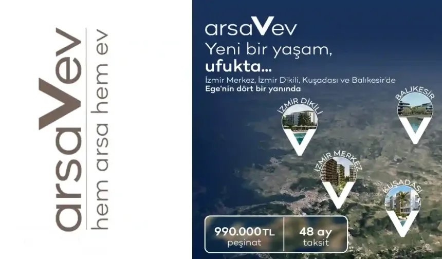 arsaVev’den Ege’de Yeni Bir Yaşam Kurma Fırsatı