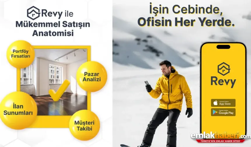 Emlakçılar için yeni nesil dijital çözüm: Revy