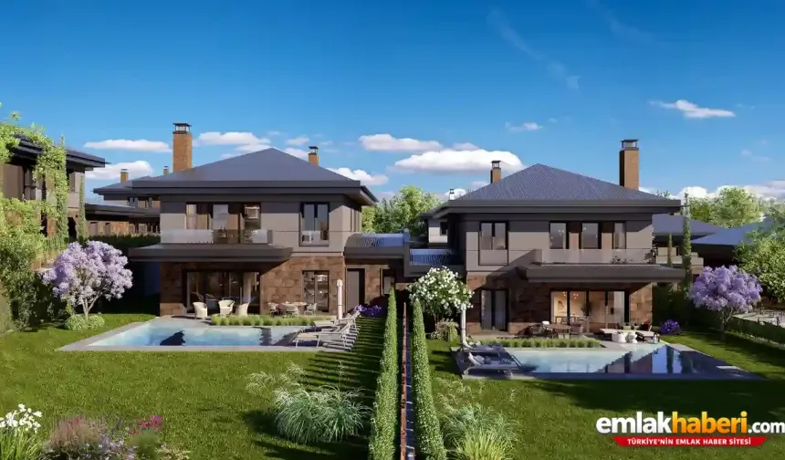 Kasaba Modern’de Doğa ile İç İçe Lüks Villa Yaşamı