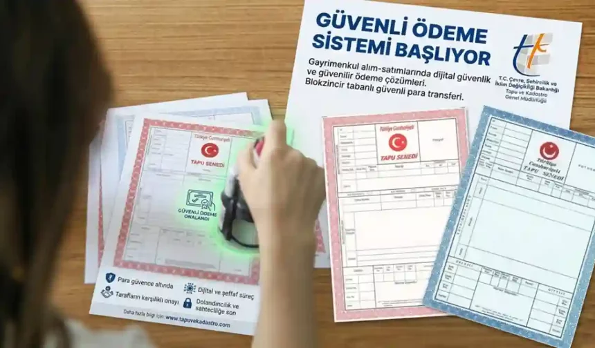 Gayrimenkul alım satımında Güvenli Ödeme Sistemi Başlıyor