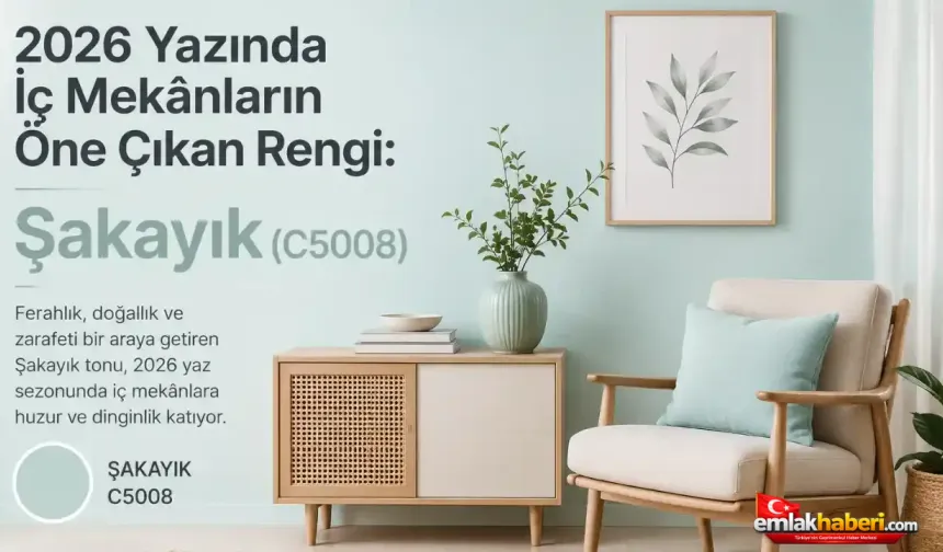 2026 Yazında İç Mekânların Öne Çıkan Rengi:  Şakayık (C5008)