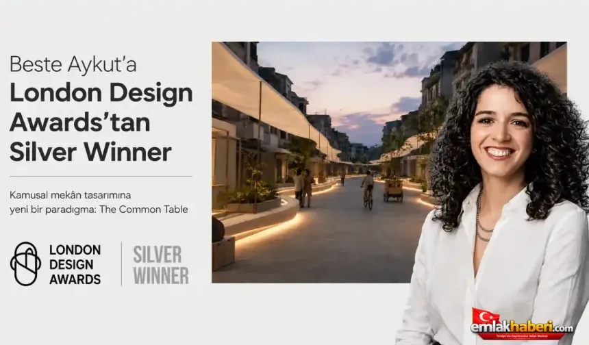 Beste Aykut’a London Design Awards’ta Gümüş Ödül