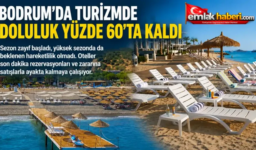 Bodrum'da Oteller Dolmadı, Sezon Sonu İflas Endişesi Büyüyor
