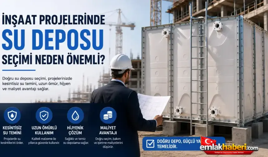 İnşaat Projelerinde Su Deposu Seçimi Neden Önemli?